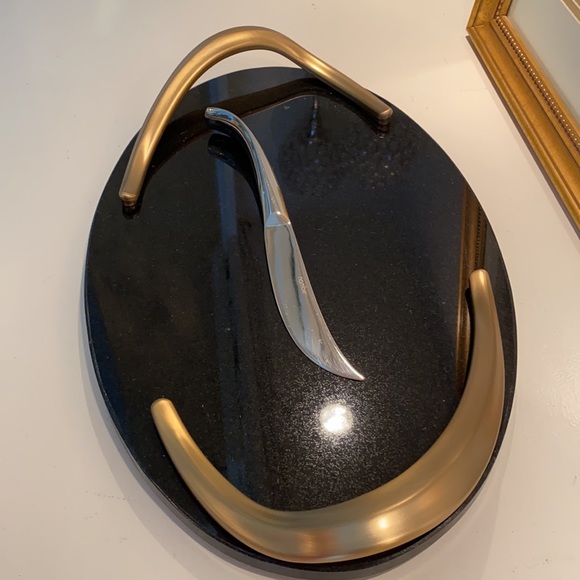 BEAUTIFUL NAMBE MARBLE CHEESE BOARD - Picture 6 of 6